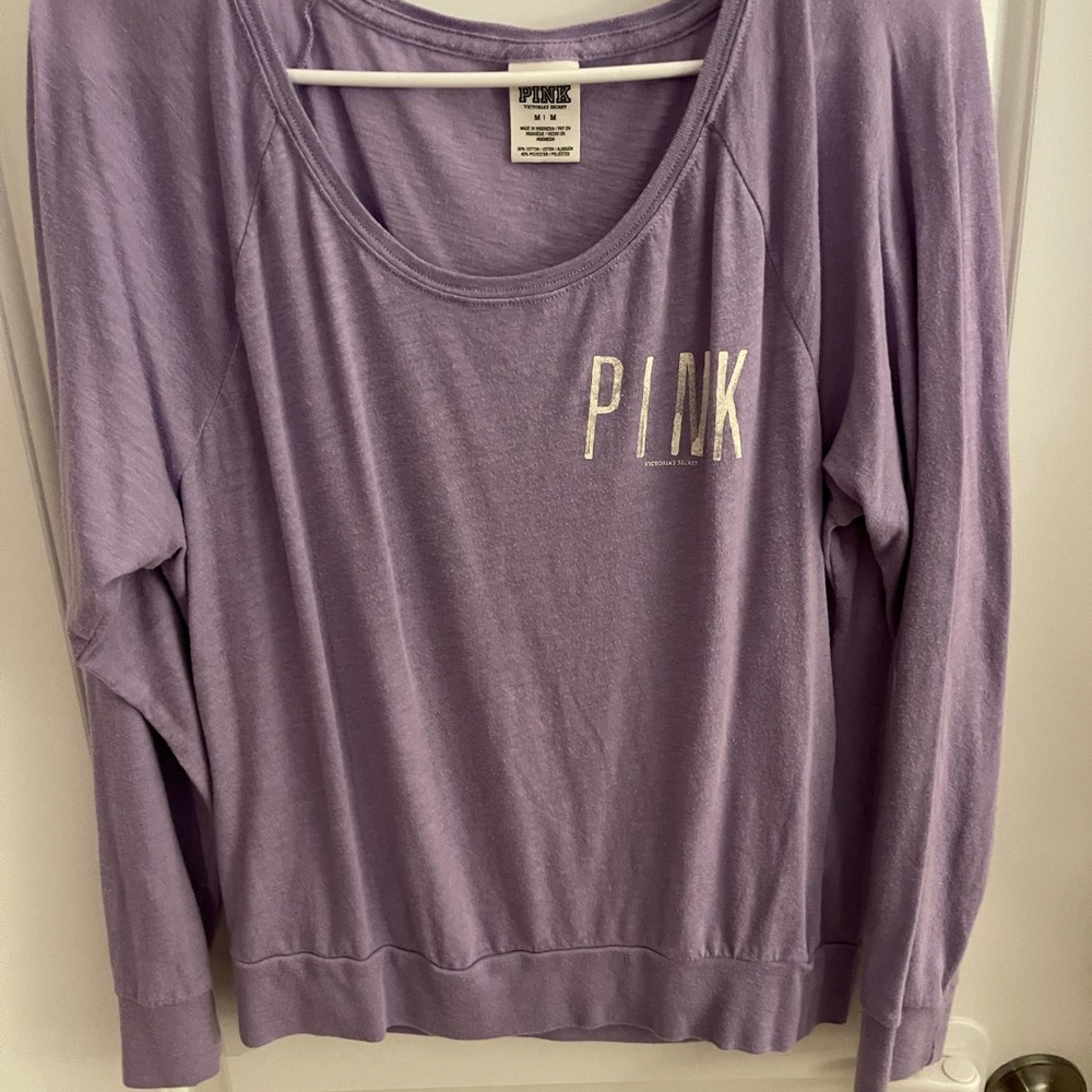 NWOT  Victoria Secret pink, longsleeve T-shirt, size medium brand new